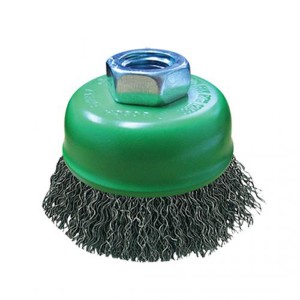 CUP BRUSH CRIMPED 4 INCH 100 X 0,3 MM
